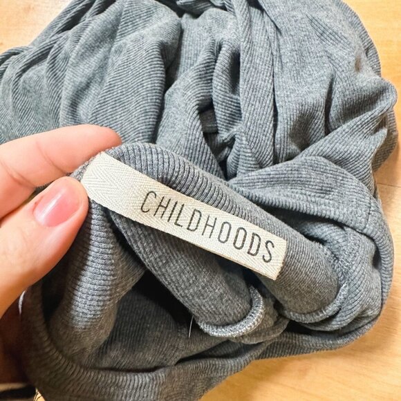 Childhoods Clothing Gray Long Sleeve Swing Dress Size 6/7 - Picture 8 of 9